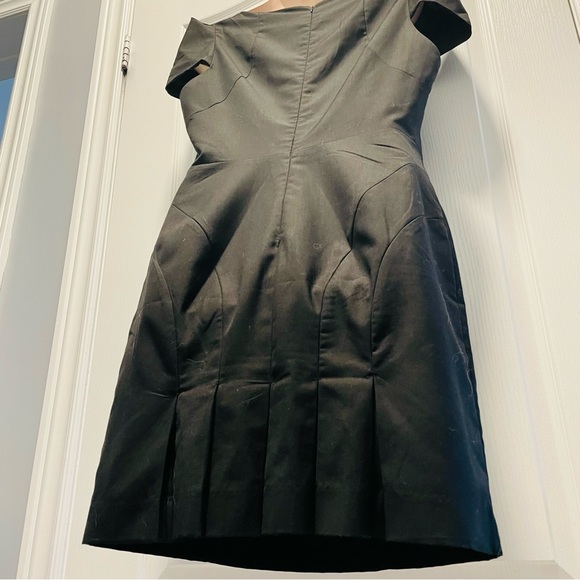 🌸3 for $30 Forever 21 Black Mini Dress short puffy sleeves  cocktail dress - Picture 13 of 17